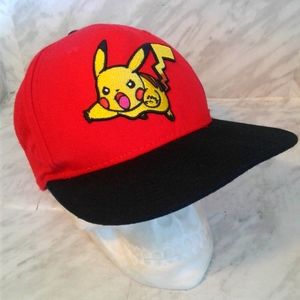 Pikachu Baseball Cap Pokemon hat snapback anime unisex one size fits Nintendo